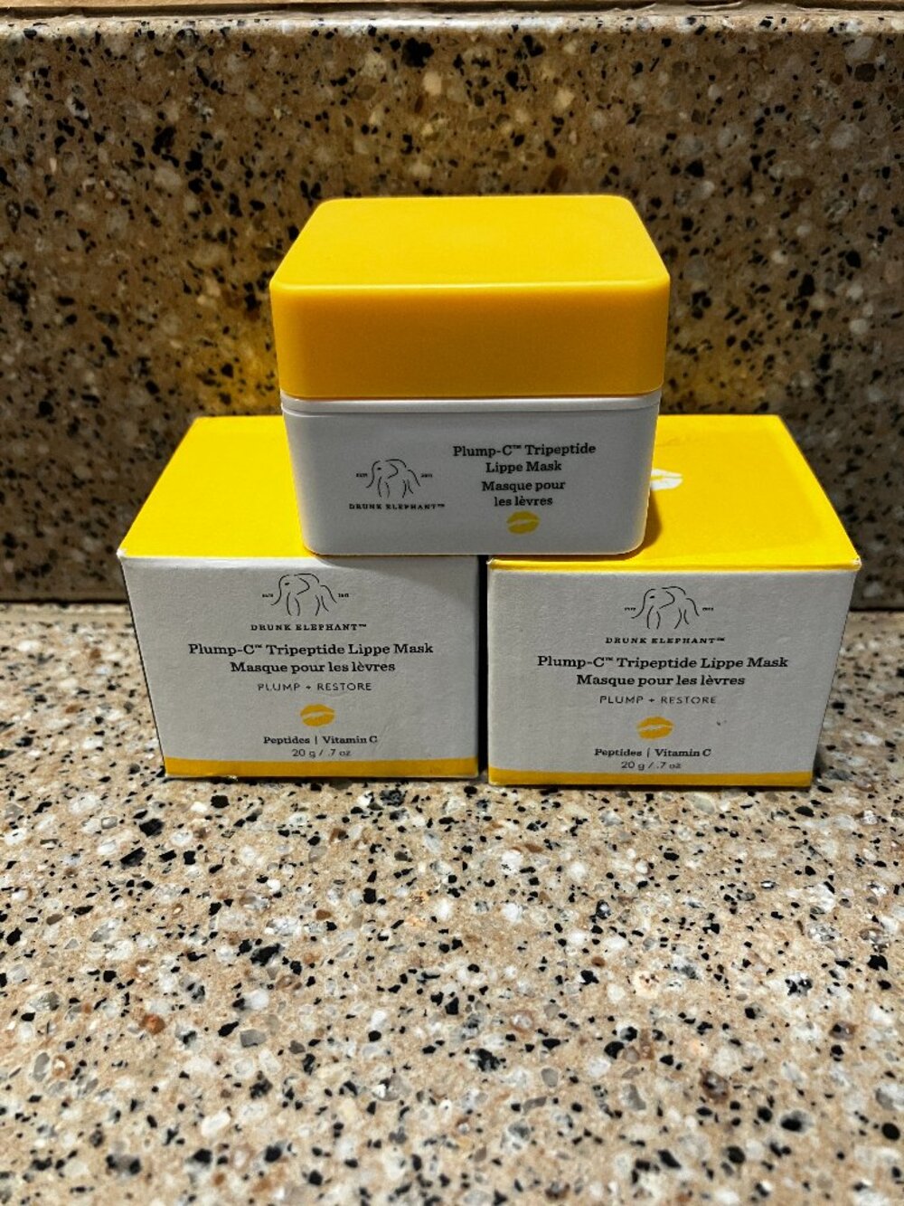 Drunk Elephant Set of 2 Lip Plumping and Restore Lip Mask! NIB
